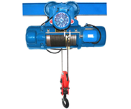 Reverse the danger of sudden braking when electric hoist is working